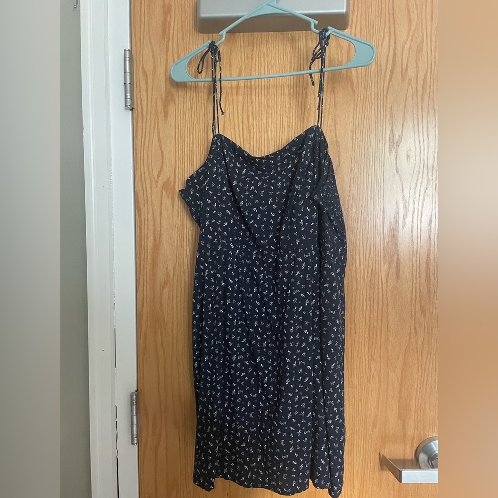 Navy mini dress
